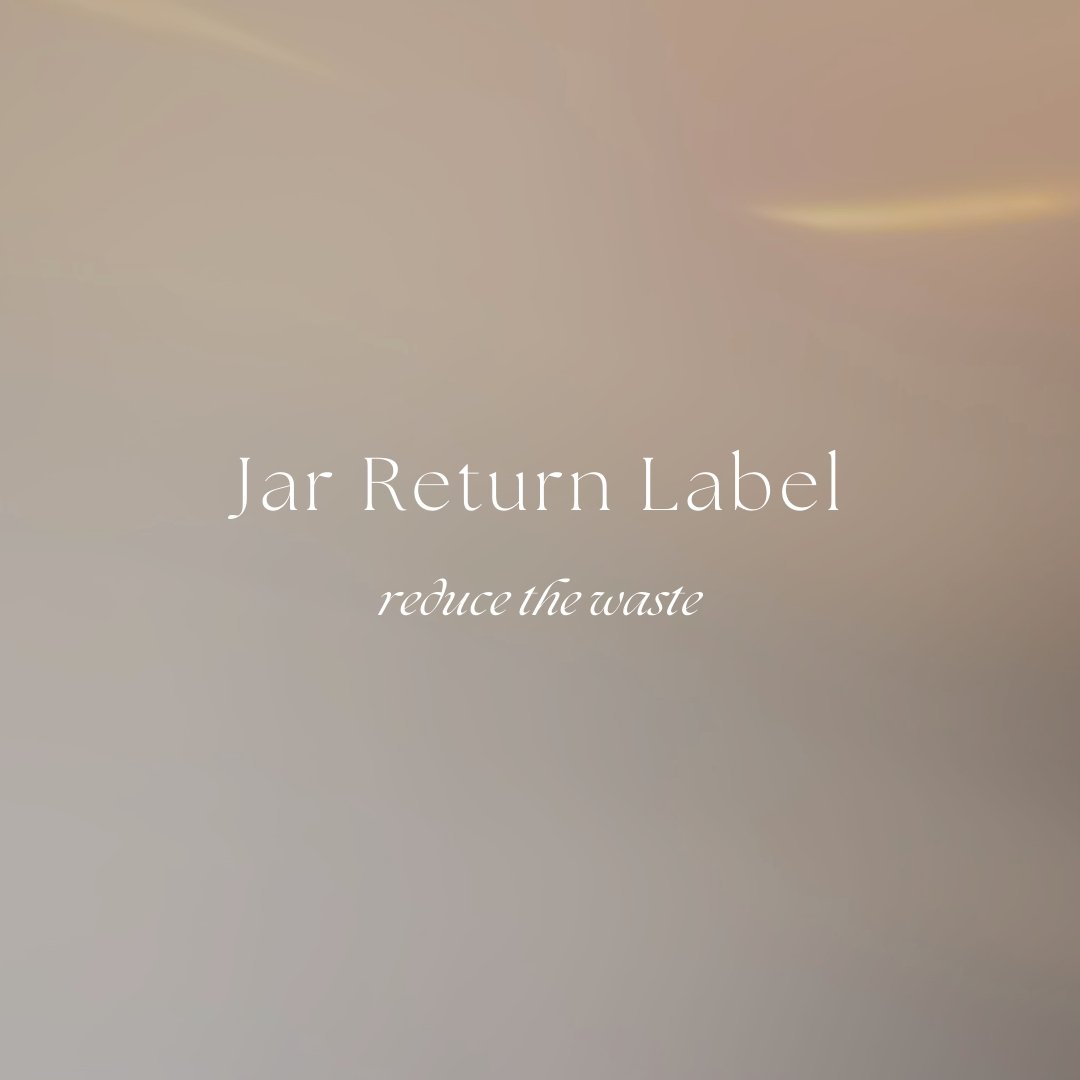 Jar Return Label - SLOW MADE