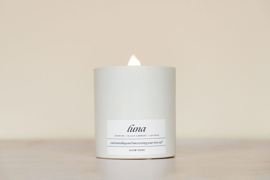 Luna ⋅ Ceramic Candle - SLOW MADE