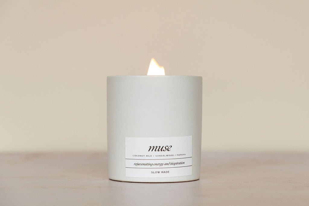 Muse ⋅ Ceramic Candle - SLOW MADE